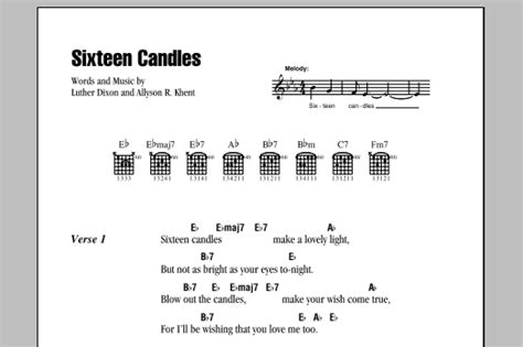 16 candles lyrics|play the song 16 candles.